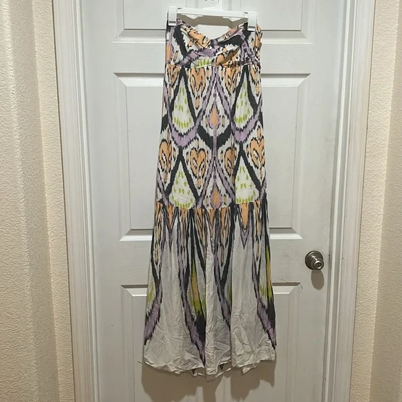 FREE PEOPLE Mojave Strapless Maxi Dress Size: L - Picture 2 of 9